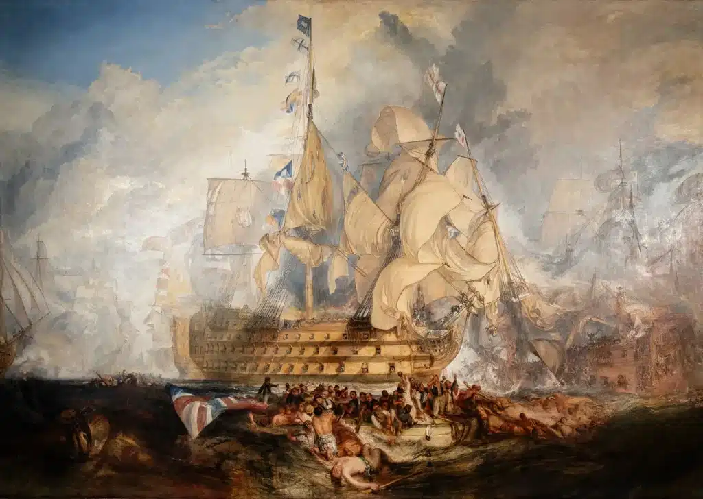 Turner’s The Battle Of Trafalgar